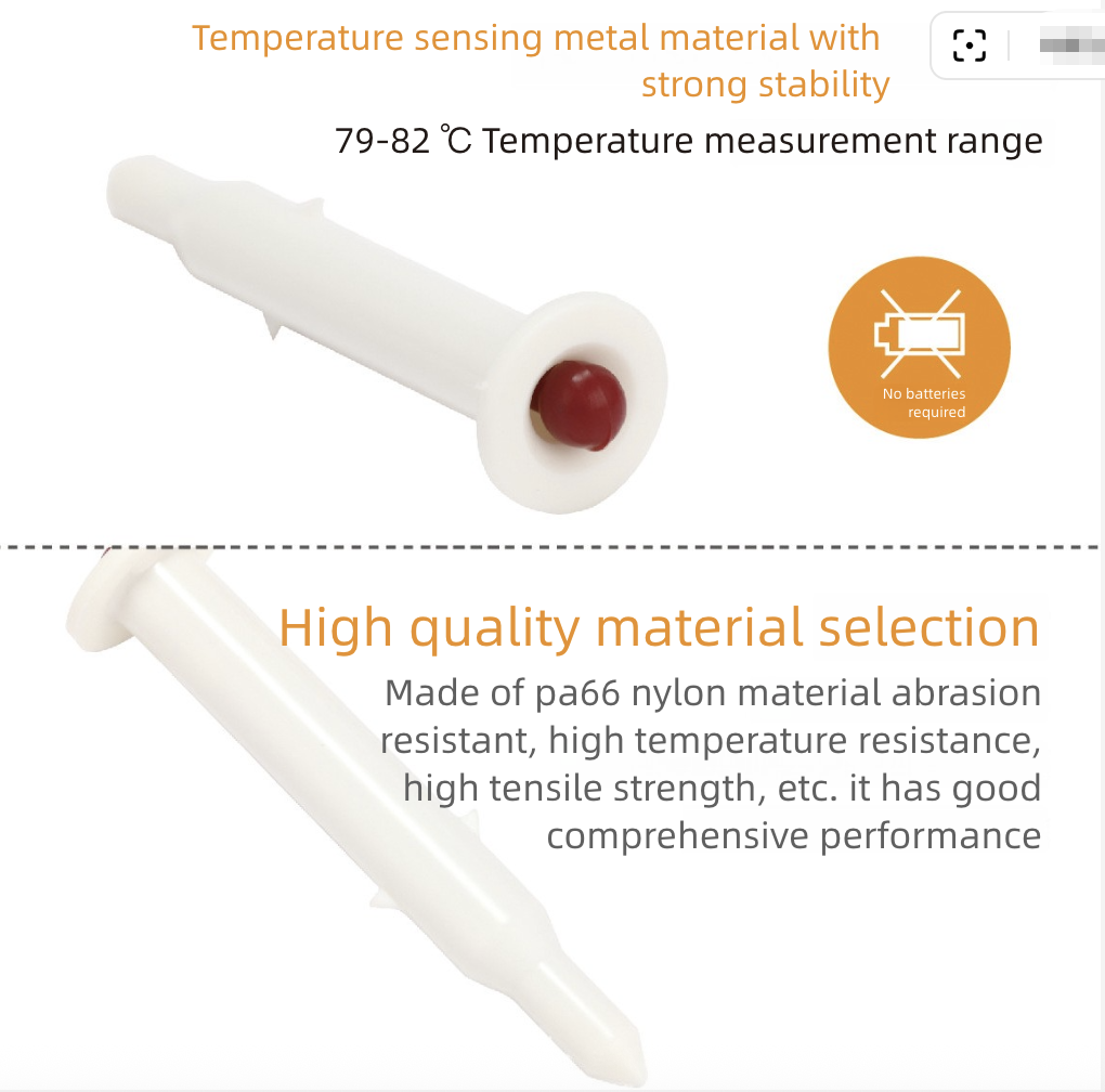 Turkey Thermometer Bouncing Kitchen Household Food Thermometer Turkey Thermometer Timer Barbecue Thermometer