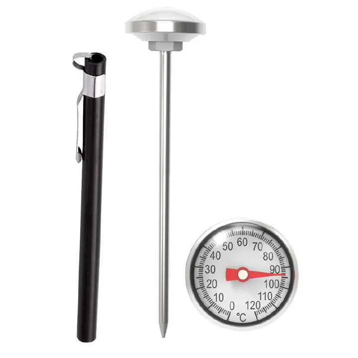 Thermometer Milk Coffee Thermometer for Making Milk Foam Kitchen Baking Household Thermometer for Baby Bottles Water Temperature Gauge