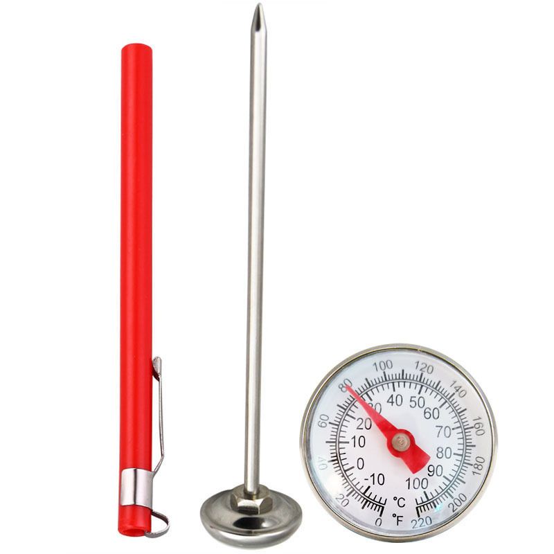 Thermometer Milk Coffee Thermometer for Making Milk Foam Kitchen Baking Household Thermometer for Baby Bottles Water Temperature Gauge