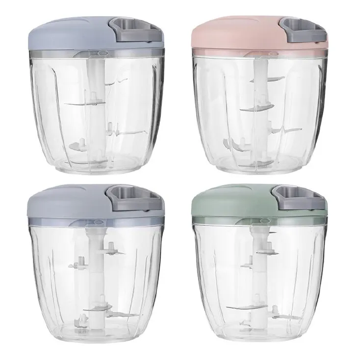 Home Multifunctional Vegetable Slicer Complementary Food Processor Meat Grinder Manual Garlic Press Garlic Puller Kitchen Dining Utensils Gadgets Seasoning Spice Tools