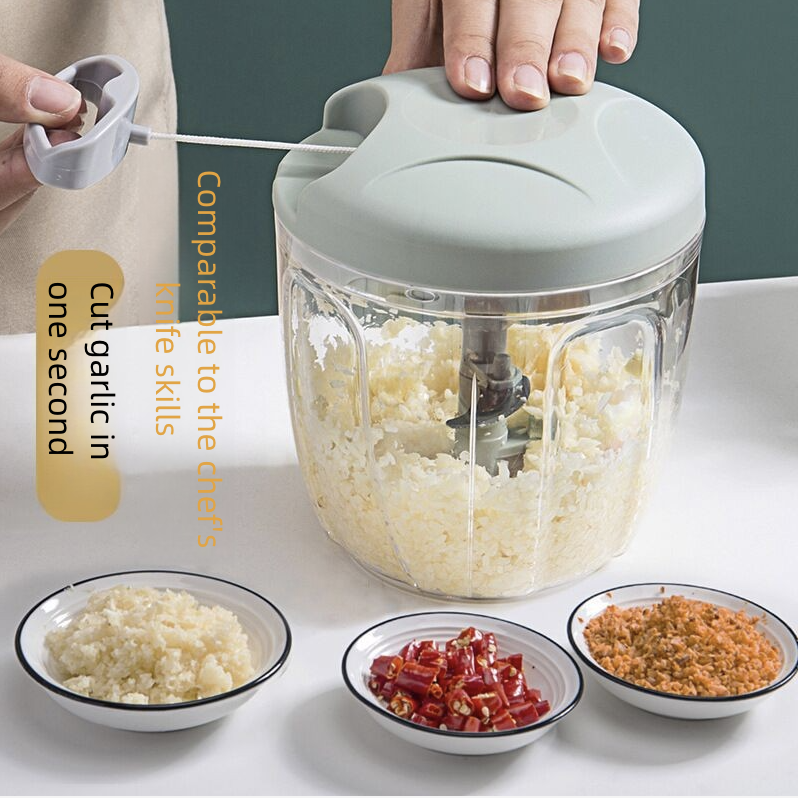 Home Multifunctional Vegetable Slicer Complementary Food Processor Meat Grinder Manual Garlic Press Garlic Puller Kitchen Dining Utensils Gadgets Seasoning Spice Tools