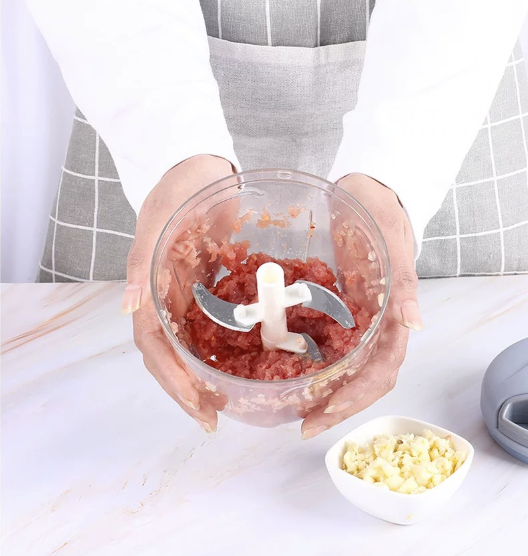 Home Multifunctional Vegetable Slicer Complementary Food Processor Meat Grinder Manual Garlic Press Garlic Puller Kitchen Dining Utensils Gadgets Seasoning Spice Tools