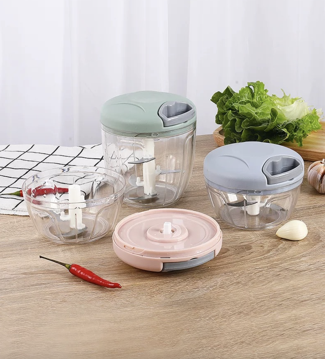 Home Multifunctional Vegetable Slicer Complementary Food Processor Meat Grinder Manual Garlic Press Garlic Puller Kitchen Dining Utensils Gadgets Seasoning Spice Tools