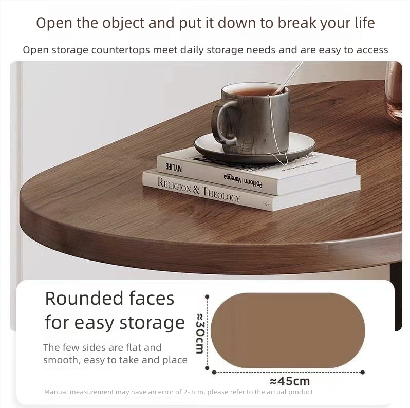 Modern Home Sofa Side Table Small Tea Table Round Tea Table Light Luxury Modern Living Room Home Small House Tea Side Table Kitchen Dining Room Furniture Tables Coffee Tables