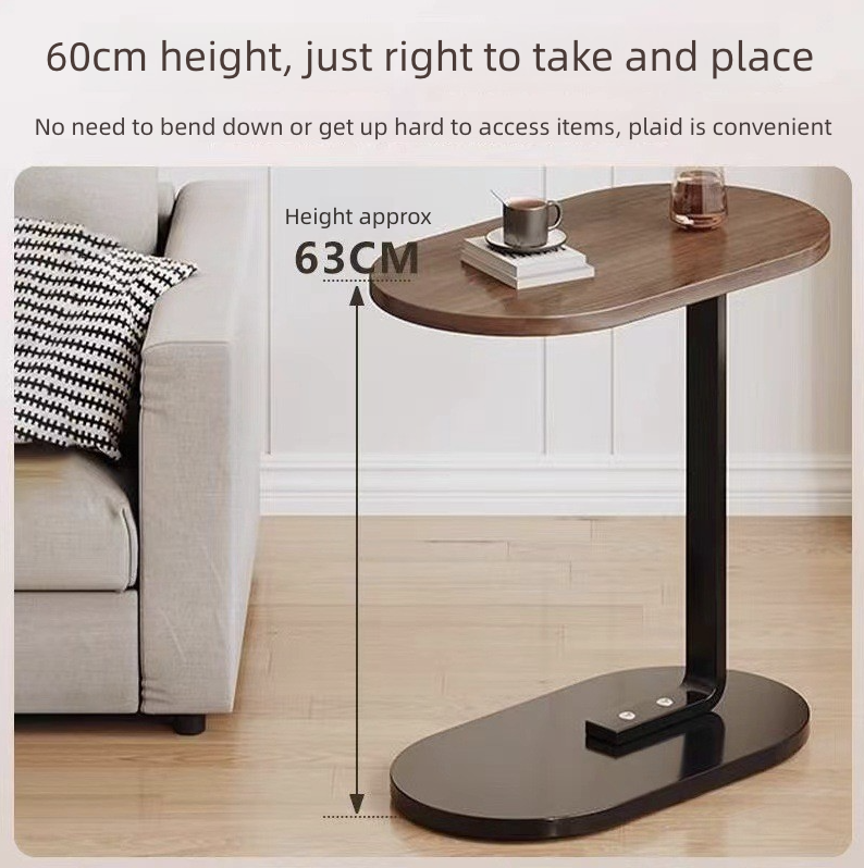 Modern Home Sofa Side Table Small Tea Table Round Tea Table Light Luxury Modern Living Room Home Small House Tea Side Table Kitchen Dining Room Furniture Tables Coffee Tables