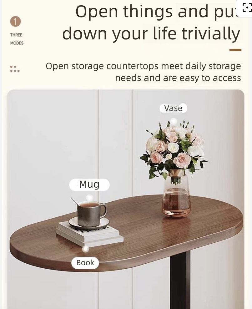 Modern Home Sofa Side Table Small Tea Table Round Tea Table Light Luxury Modern Living Room Home Small House Tea Side Table Kitchen Dining Room Furniture Tables Coffee Tables