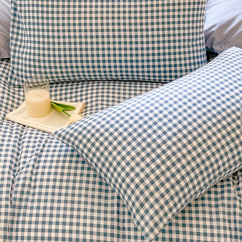 Pillowcases Ins Minimalist Style Pillowcase Single Student Dormitory Bedding Household One Pair Set Spring Home Bedding Pillowcase