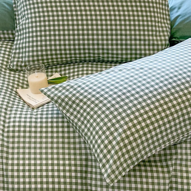 Pillowcases Ins Minimalist Style Pillowcase Single Student Dormitory Bedding Household One Pair Set Spring Home Bedding Pillowcase