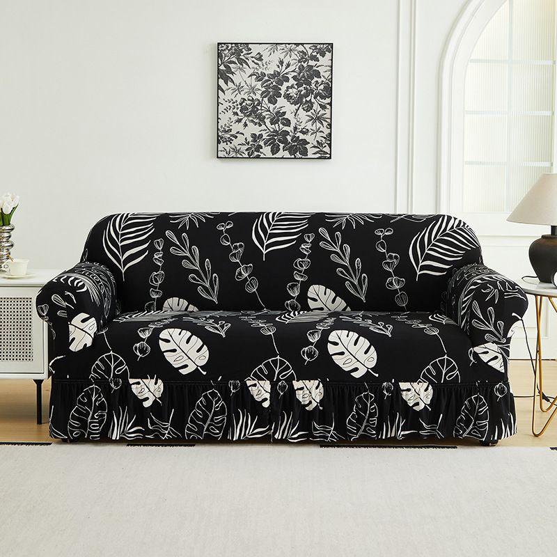 Home Decor Sofa Slipcovers Printed Elastic Skirt Sofa Cover Multifunctional Dirt Proof Sofa Cover Anti Slip Cat Scratch Sofa Cover