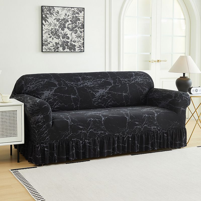 Home Decor Sofa Slipcovers Printed Elastic Skirt Sofa Cover Multifunctional Dirt Proof Sofa Cover Anti Slip Cat Scratch Sofa Cover