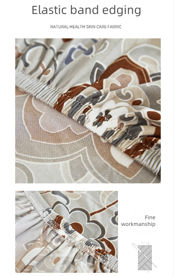 Home Decor Sofa Slipcovers Printed Elastic Skirt Sofa Cover Multifunctional Dirt Proof Sofa Cover Anti Slip Cat Scratch Sofa Cover