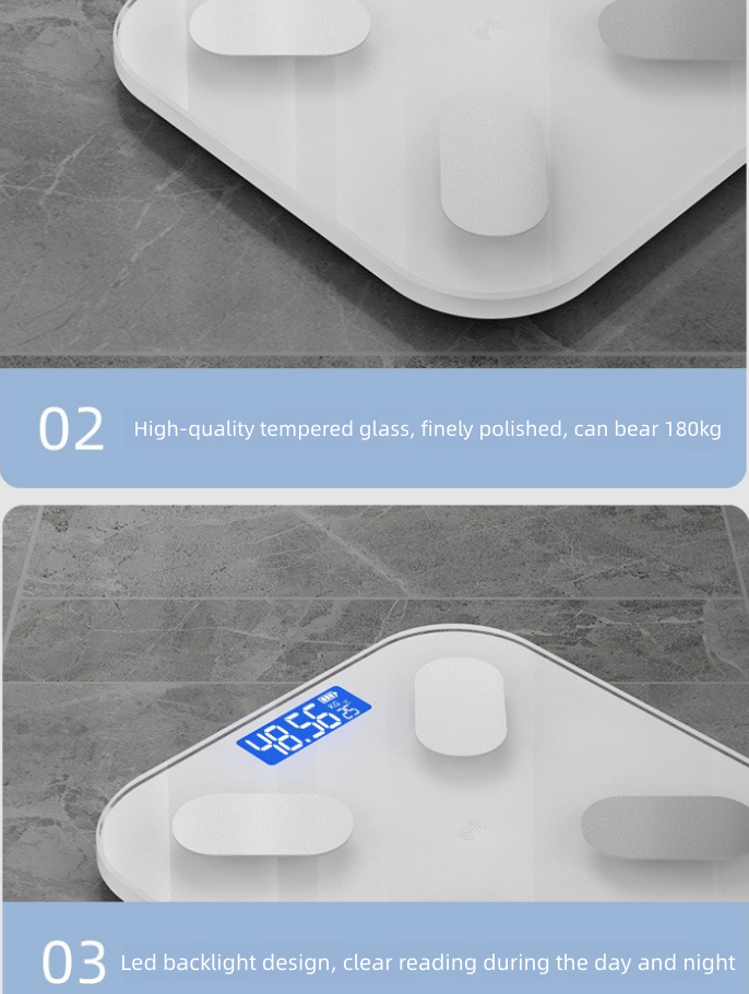 Electronic Scale Body Fat Scale Household Human Body Fat Scale Intelligent Weight Scale Supporting HUAWEI HiLink