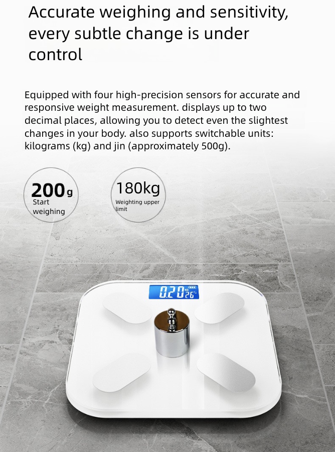 Electronic Scale Body Fat Scale Household Human Body Fat Scale Intelligent Weight Scale Supporting HUAWEI HiLink