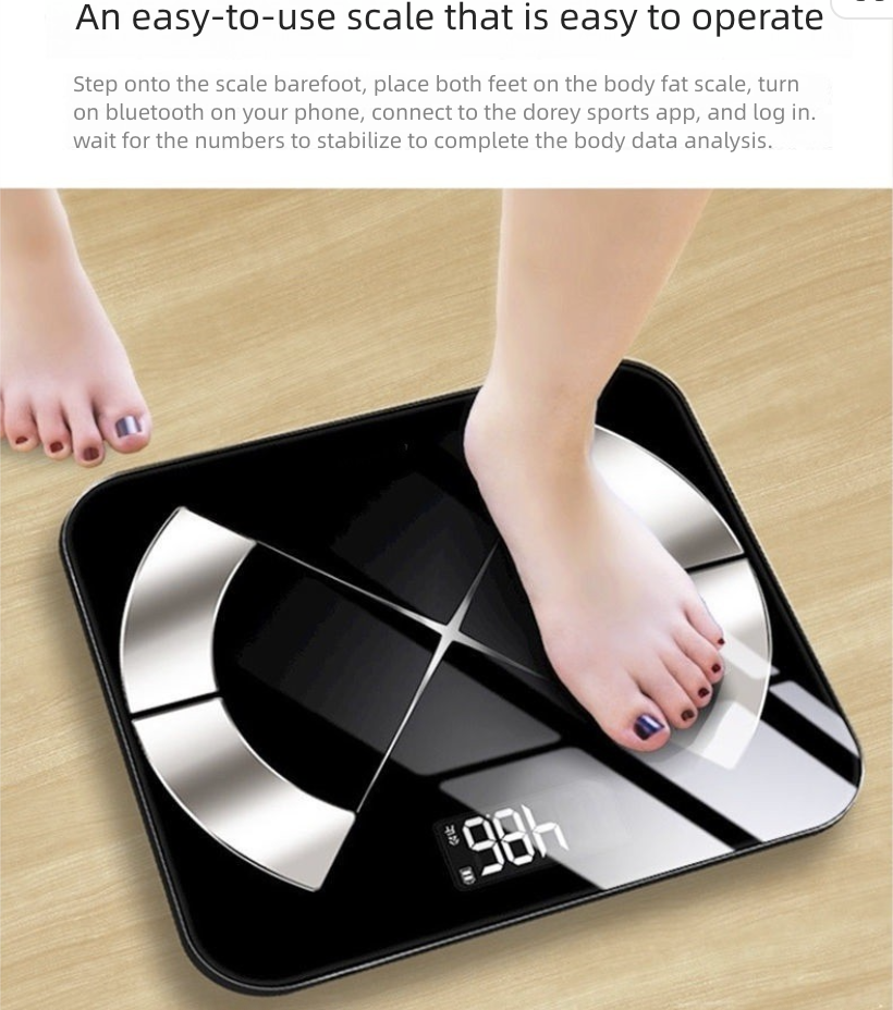 Bluetooth Intelligent Electronic Weighing Household Body Fat Scale Weight Scale Health Precision Weight Scale
