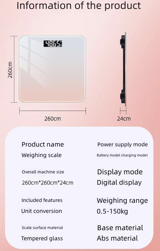 Body Fat Scale Intelligent Accurate Household Weight Scale Adult Bluetooth Scale Human Body Scale Small Accurate Electronic Scale Weight Scale