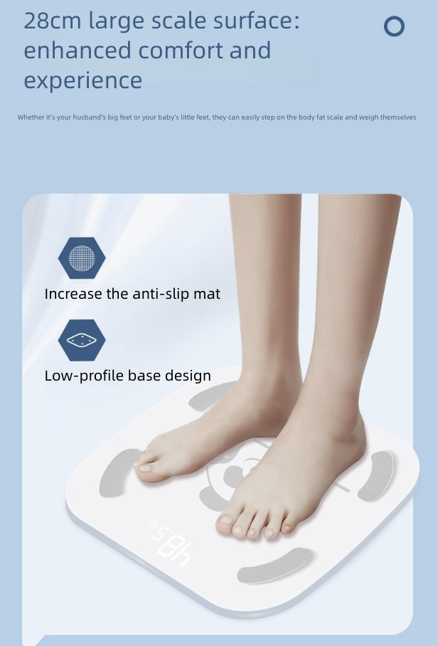 Intelligent Body Fat Scale Household Charging Electronic Scale Body Fat Scale Human Body Scale Precise Human Body Weighing Fat Measurement Electronic Scale