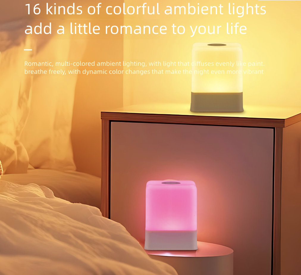 Charging Touch Night Light Tapping Light Baby Feeding Atmosphere Table Lamp Eye Protection Bedside Lamp Bedroom Sleep Light