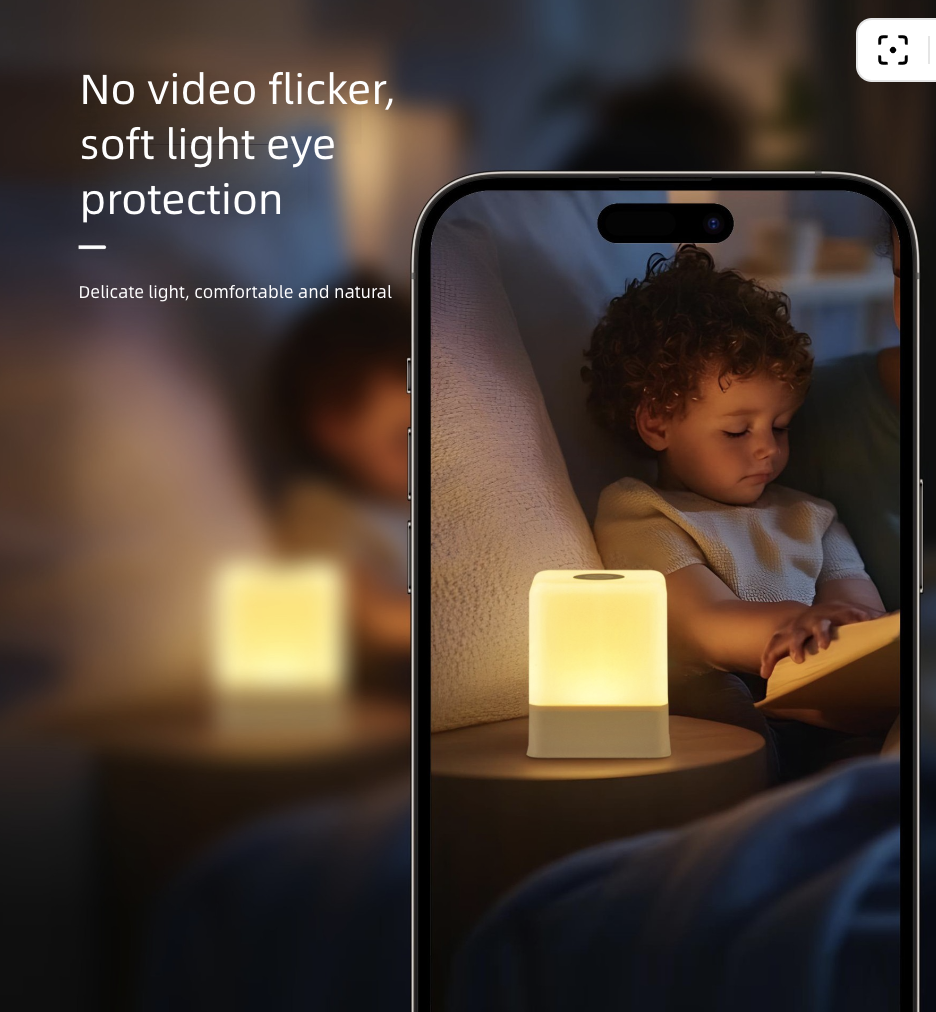Charging Touch Night Light Tapping Light Baby Feeding Atmosphere Table Lamp Eye Protection Bedside Lamp Bedroom Sleep Light