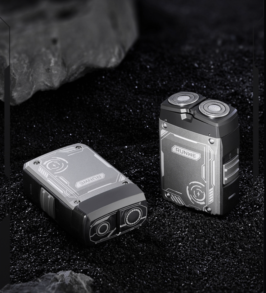 Electric Shaver Dual Blade Heads 3D Floating Shaver Adjustable Speed Shaving Type-C Charging Electric Shavers