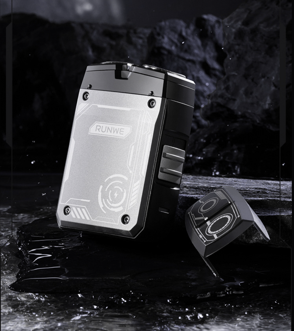 Electric Shaver Dual Blade Heads 3D Floating Shaver Adjustable Speed Shaving Type-C Charging Electric Shavers