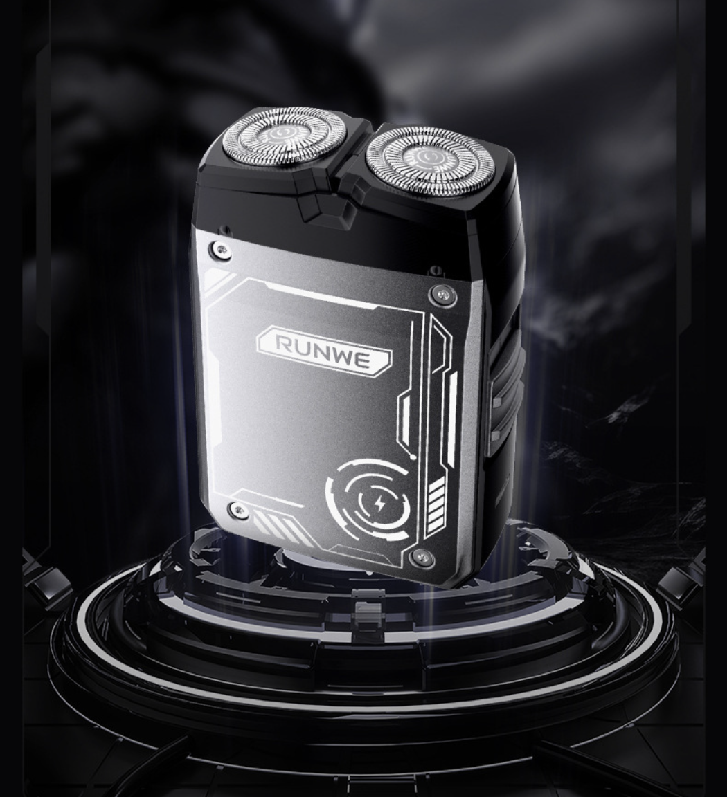 Electric Shaver Dual Blade Heads 3D Floating Shaver Adjustable Speed Shaving Type-C Charging Electric Shavers