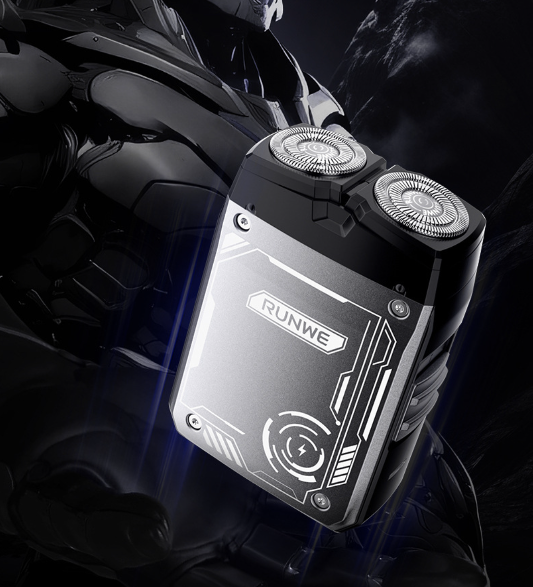 Electric Shaver Dual Blade Heads 3D Floating Shaver Adjustable Speed Shaving Type-C Charging Electric Shavers