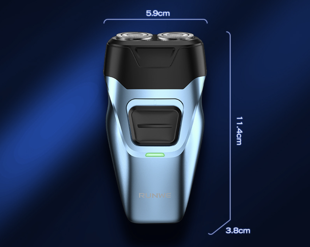 Electric Shaver Dual-Head Razor Portable Beard Trimmer Electric Shavers