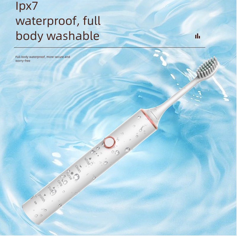 Soft-Bristle Electric Toothbrush with 18 Modes Metal Shaft USB Charging Sonic Brushing for Home Use Powered Toothbrushes