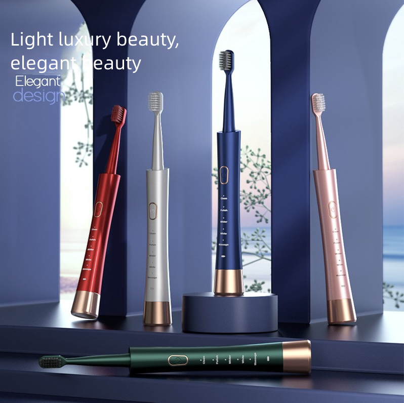 Toothbrushes  New Home Usb Charging 5-Speed Soft Hair Intelligent Adult Toothbrush Battery Powered Travel Electric Toothbrush