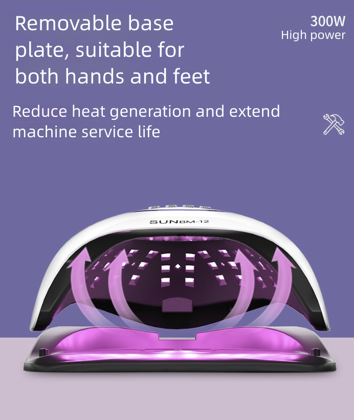 Nail Lamp with 72 Beads High-Power Phototherapy Lamp Quick Drying Lamp Portable UV Curing Lamp Red Light Nail Baking Lamp Nail Dryers view 8
