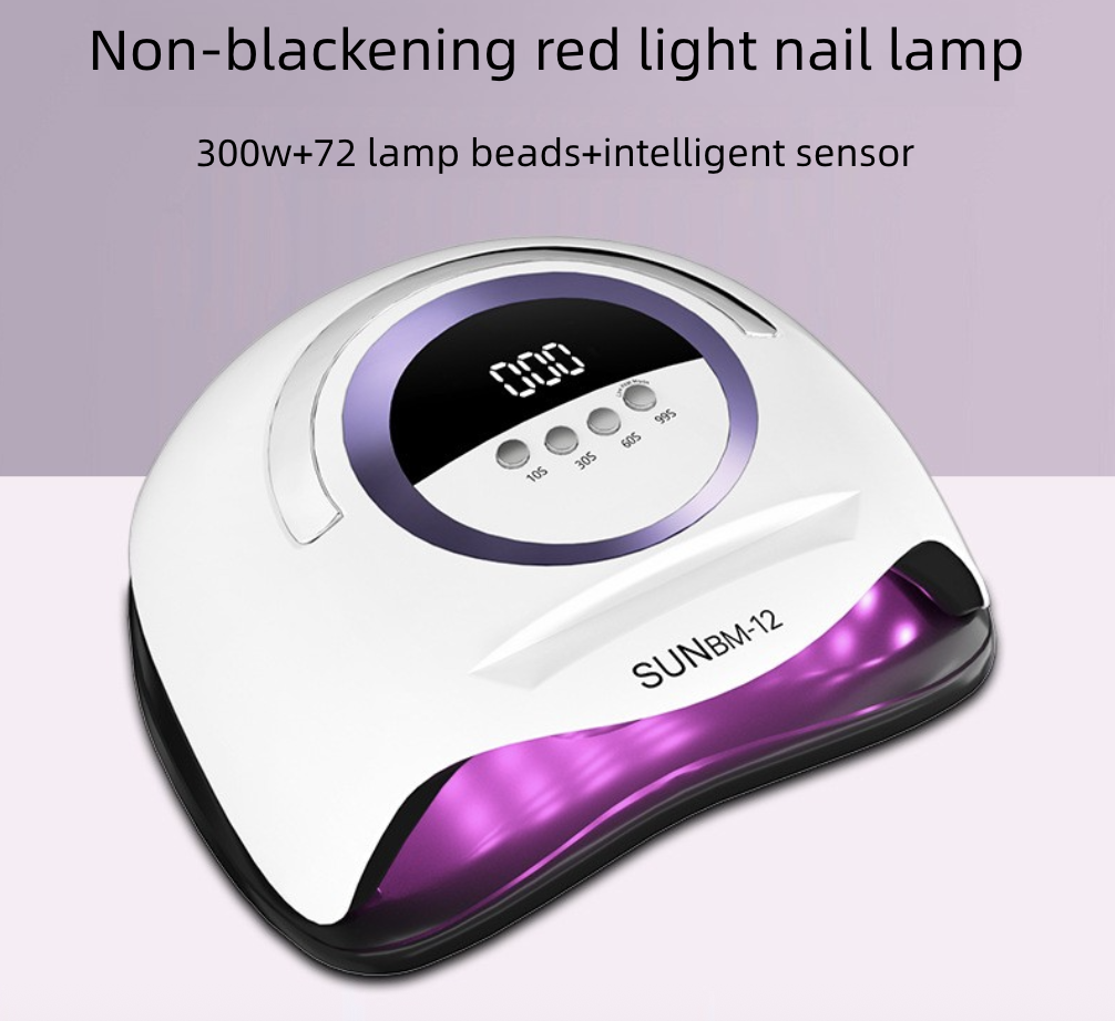 Nail Lamp with 72 Beads High-Power Phototherapy Lamp Quick Drying Lamp Portable UV Curing Lamp Red Light Nail Baking Lamp Nail Dryers view 2