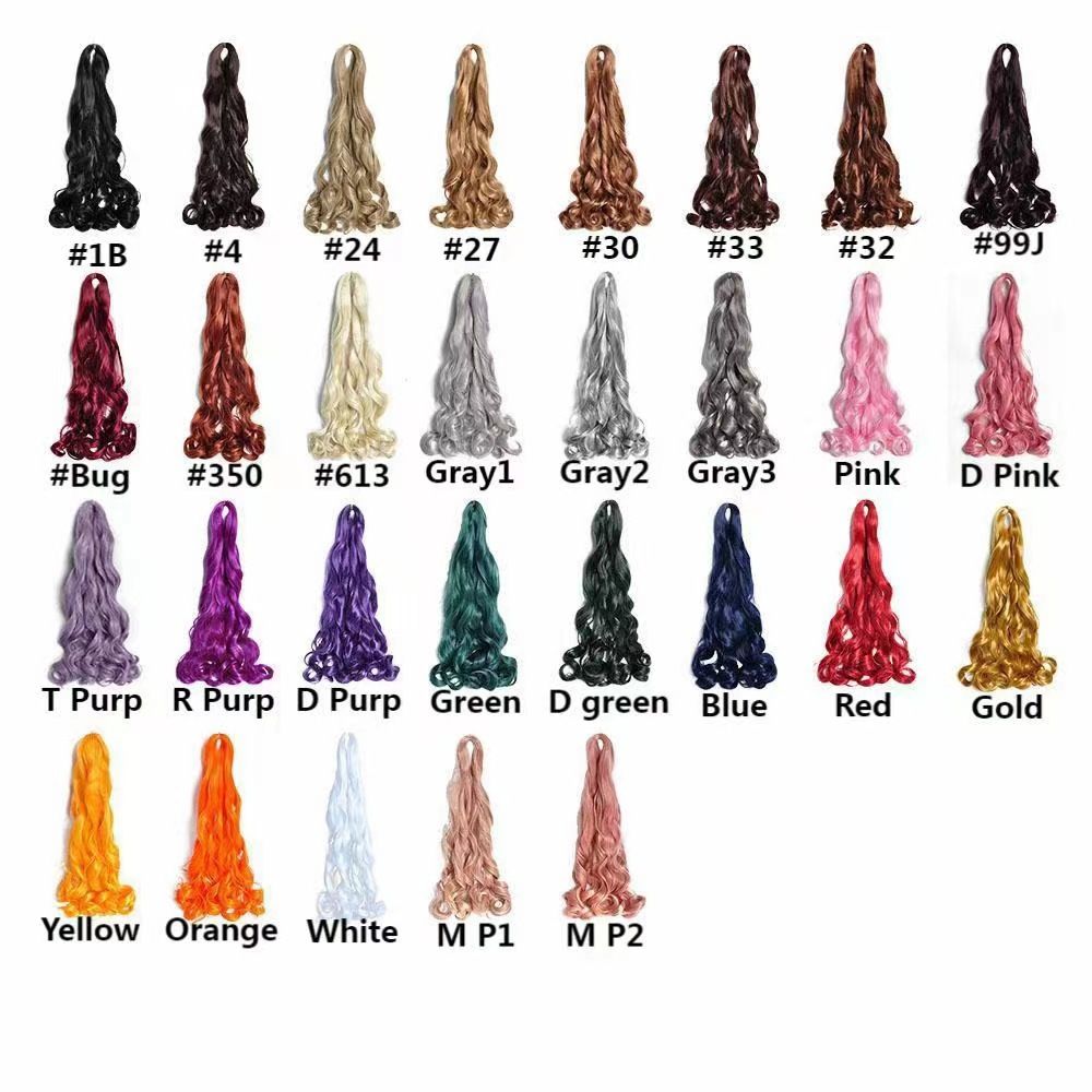 Wig Dirty Braid Big Roll French Curl Loose Wave Crochet Hair