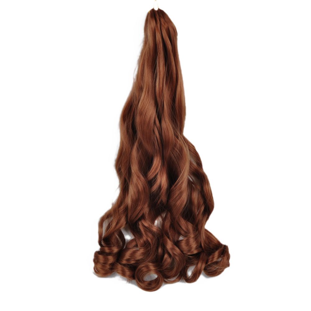 Wig Dirty Braid Big Roll French Curl Loose Wave Crochet Hair