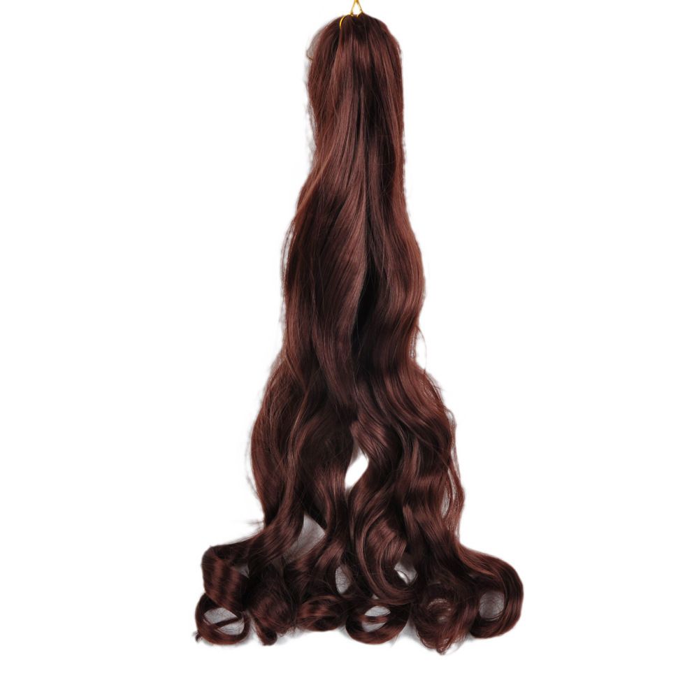 Wig Dirty Braid Big Roll French Curl Loose Wave Crochet Hair