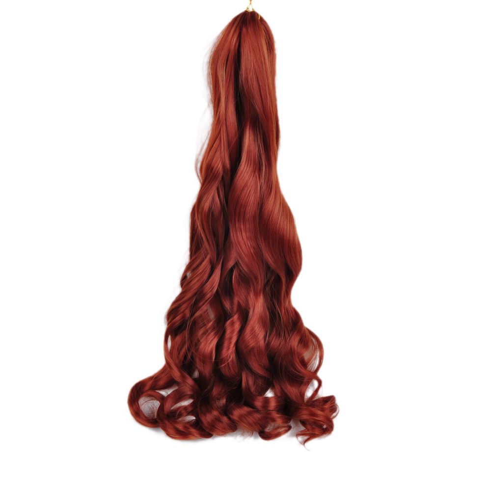 Wig Dirty Braid Big Roll French Curl Loose Wave Crochet Hair