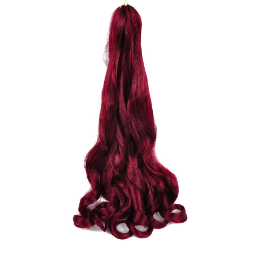 Wig Dirty Braid Big Roll French Curl Loose Wave Crochet Hair