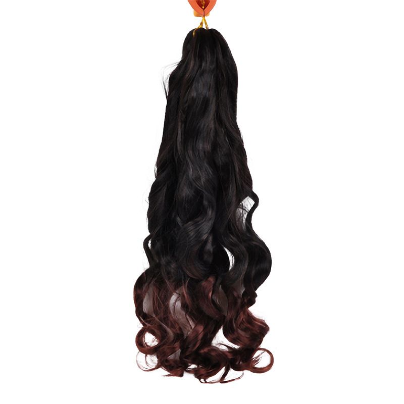 Wig Dirty Braid Big Roll French Curl Loose Wave Crochet Hair
