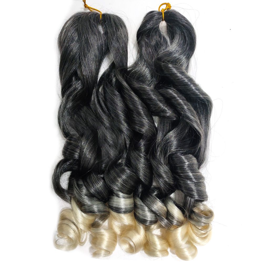 Wig Dirty Braid Big Roll French Curl Loose Wave Crochet Hair