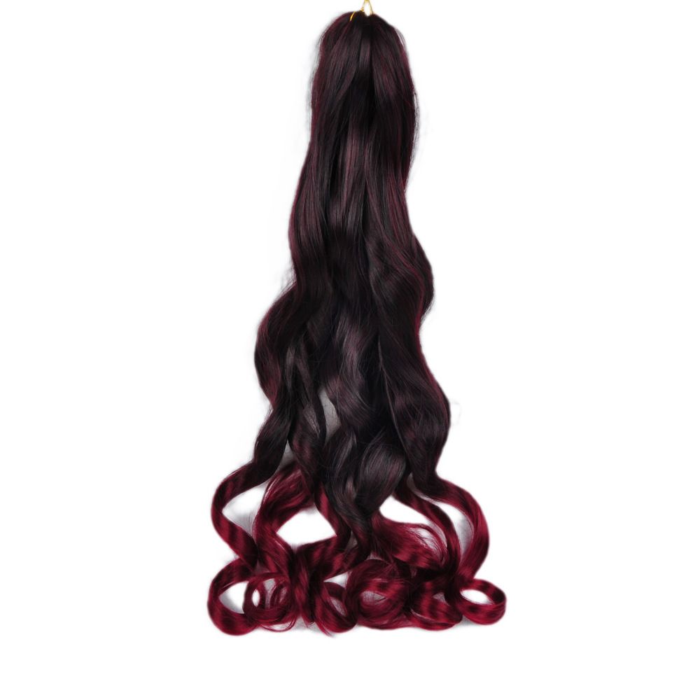 Wig Dirty Braid Big Roll French Curl Loose Wave Crochet Hair