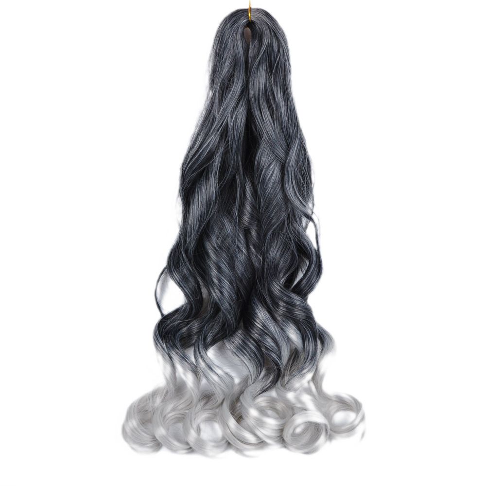Wig Dirty Braid Big Roll French Curl Loose Wave Crochet Hair