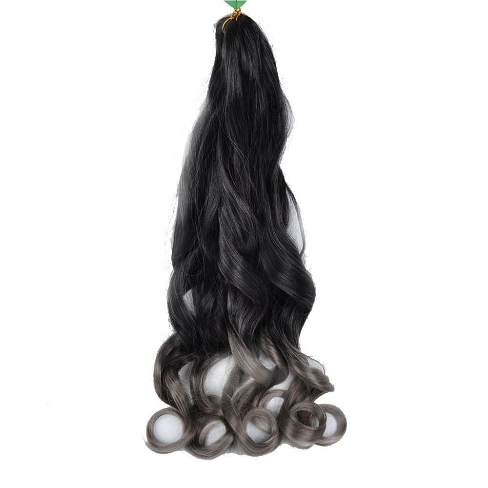 Wig Dirty Braid Big Roll French Curl Loose Wave Crochet Hair