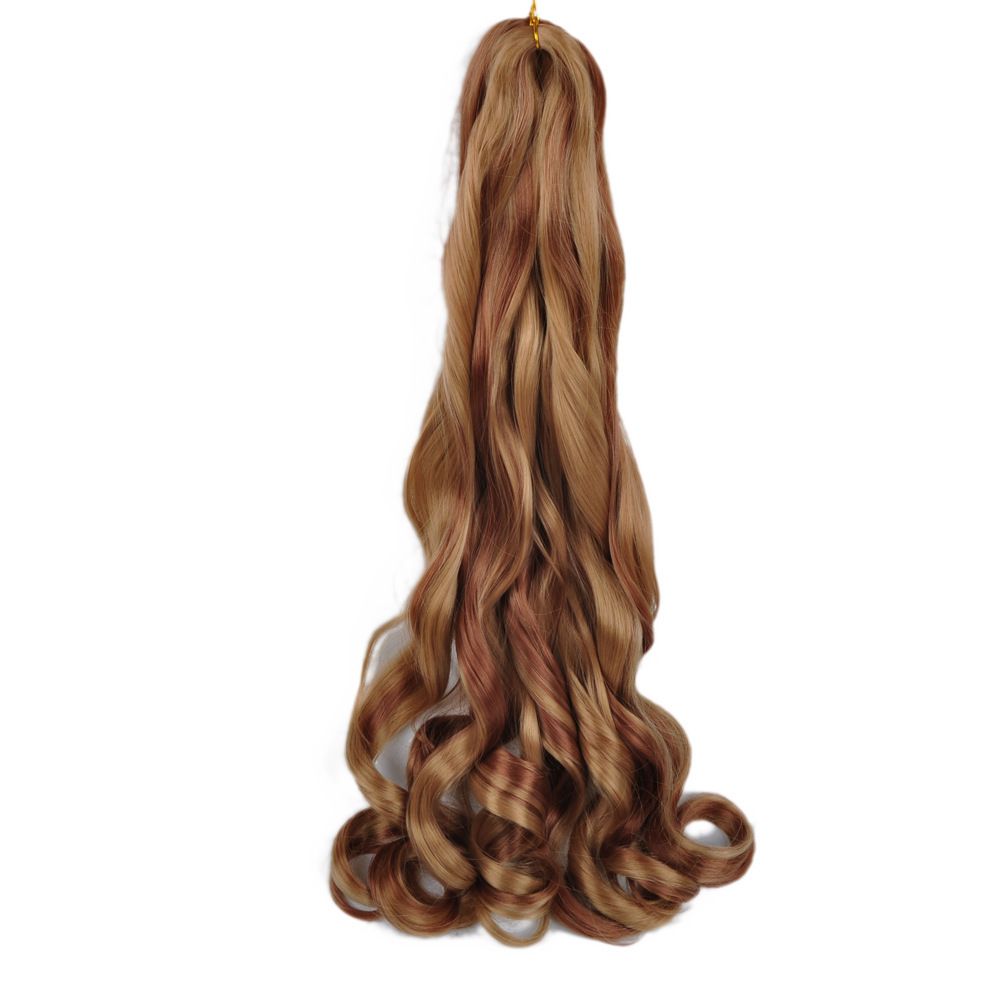 Wig Dirty Braid Big Roll French Curl Loose Wave Crochet Hair