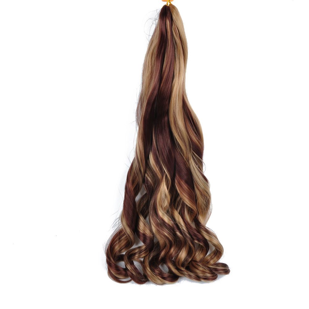 Wig Dirty Braid Big Roll French Curl Loose Wave Crochet Hair