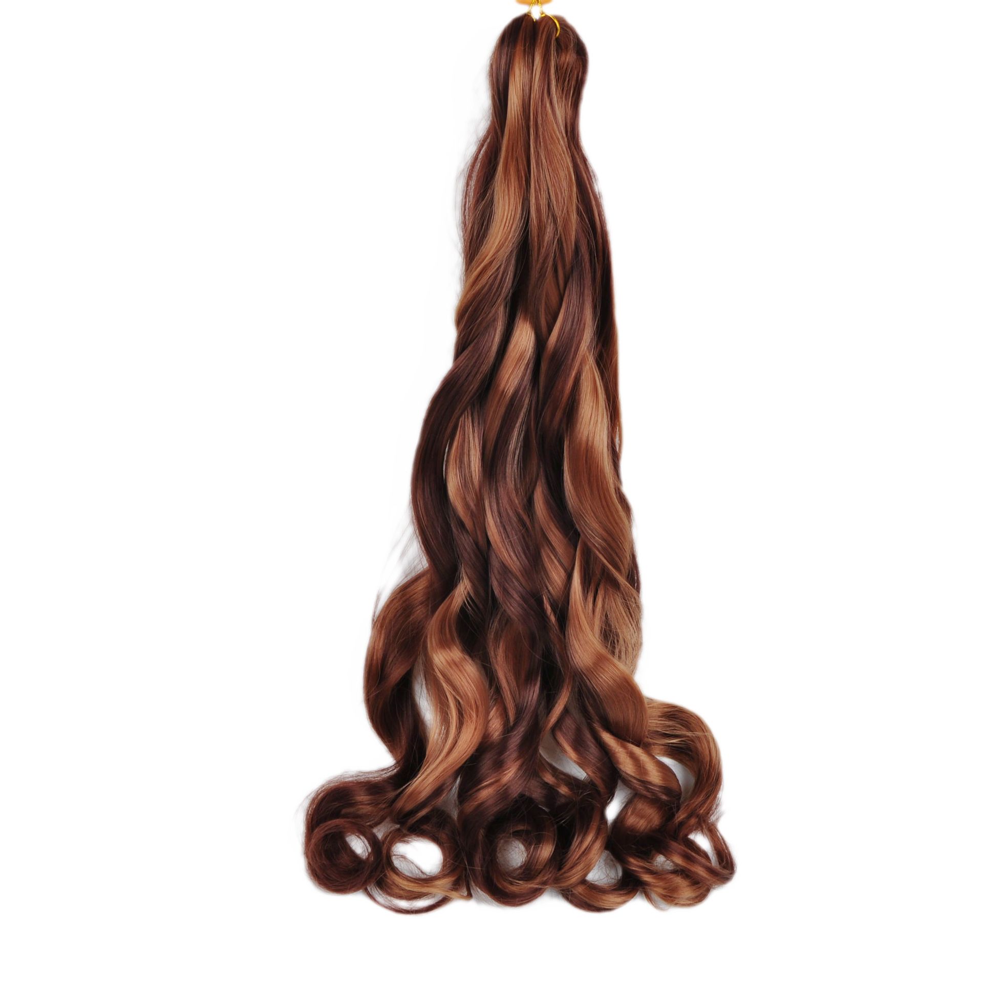 Wig Dirty Braid Big Roll French Curl Loose Wave Crochet Hair
