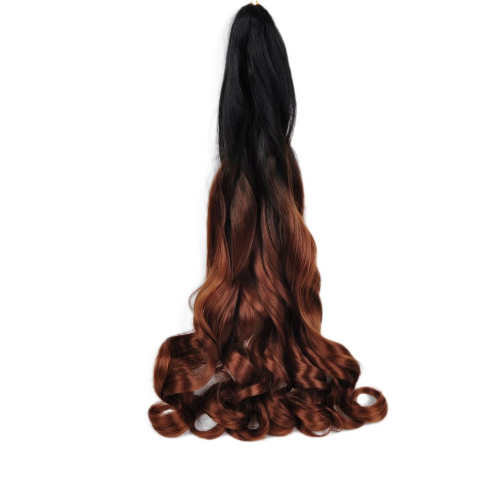 Wig Dirty Braid Big Roll French Curl Loose Wave Crochet Hair