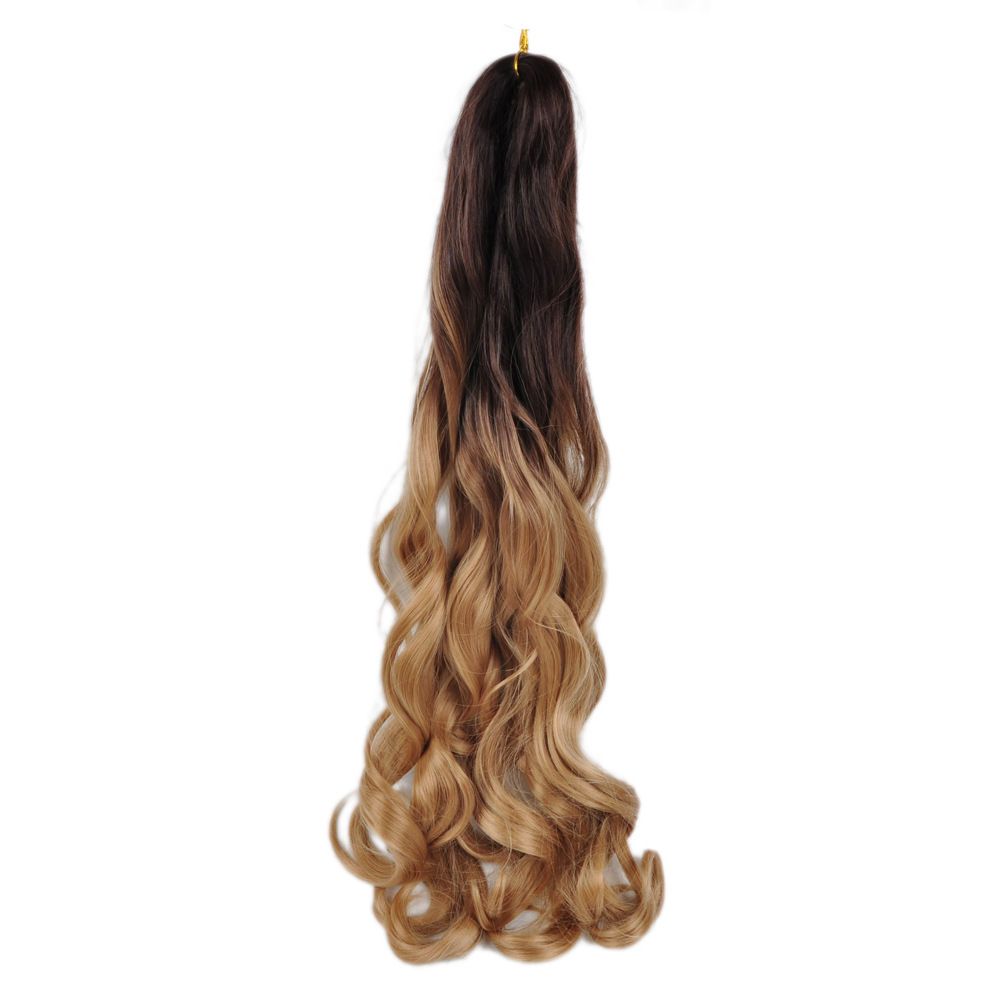 Wig Dirty Braid Big Roll French Curl Loose Wave Crochet Hair
