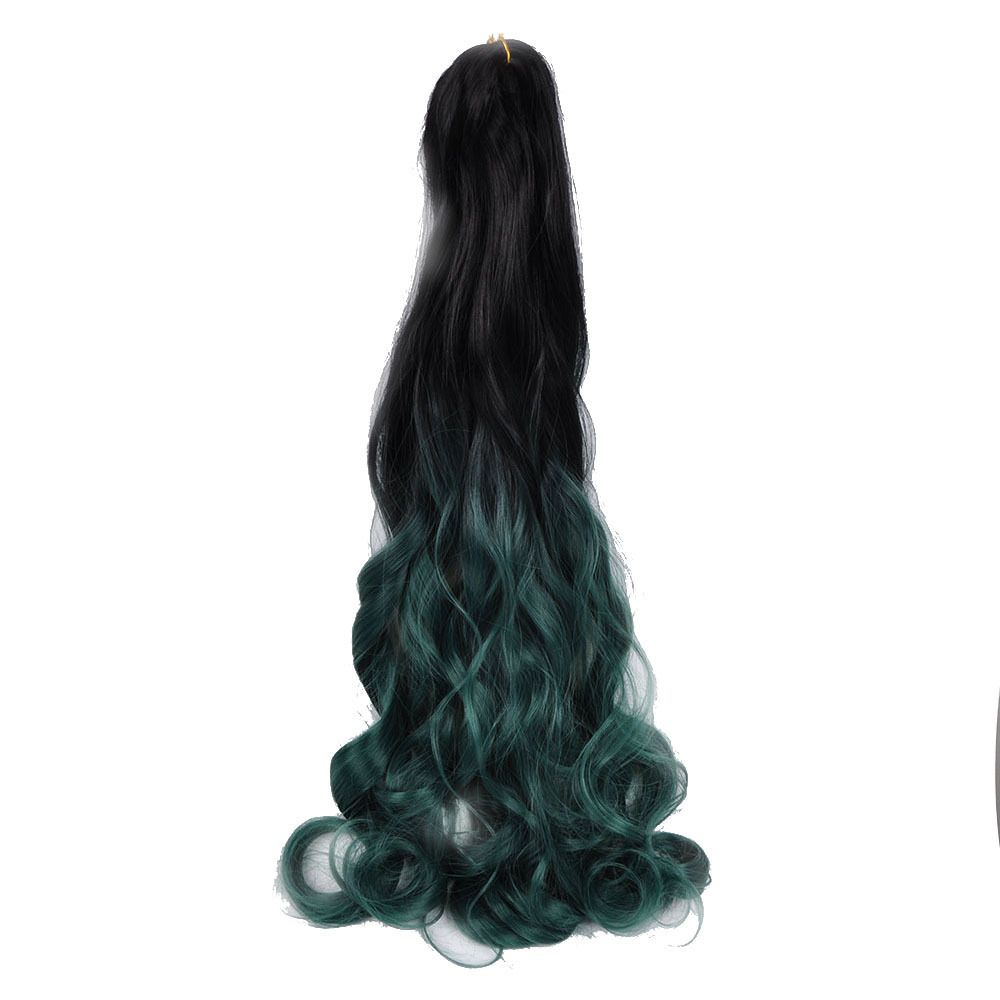 Wig Dirty Braid Big Roll French Curl Loose Wave Crochet Hair