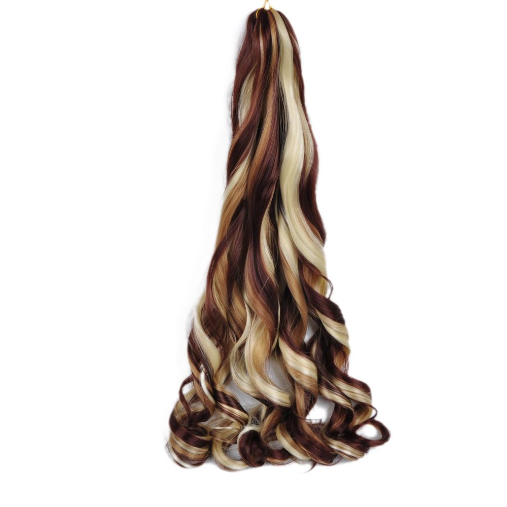 Wig Dirty Braid Big Roll French Curl Loose Wave Crochet Hair