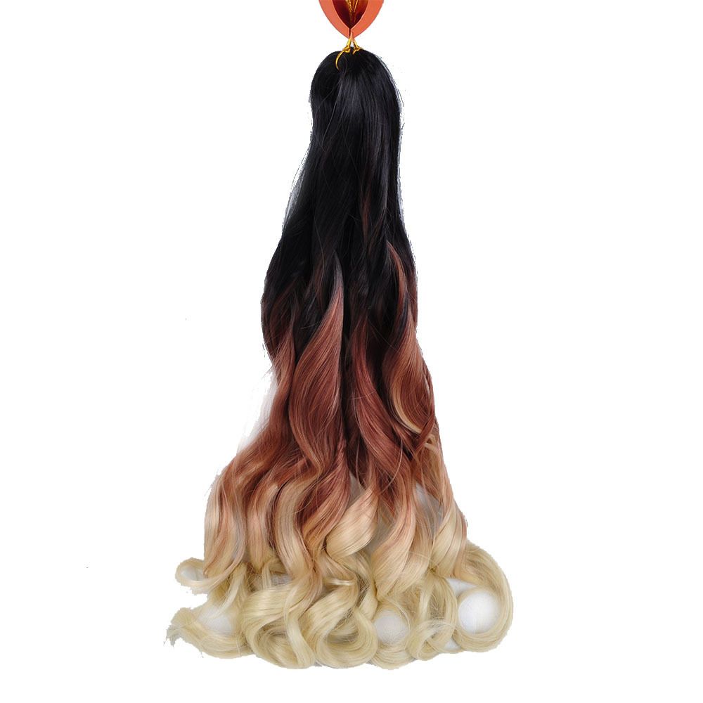 Wig Dirty Braid Big Roll French Curl Loose Wave Crochet Hair