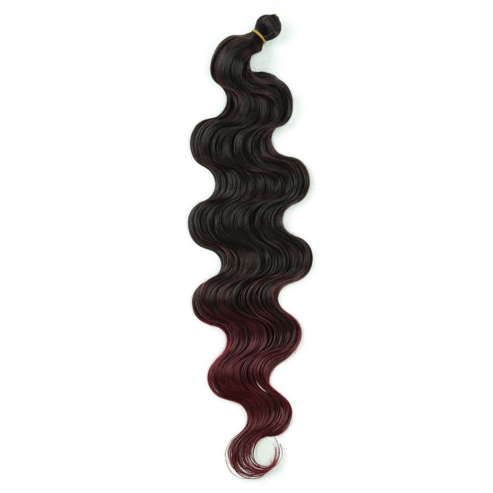Wigs Fashionable Synthetic Hair Bundles Crochet Hooks Body Waves Long Curly Hair Braided Braids